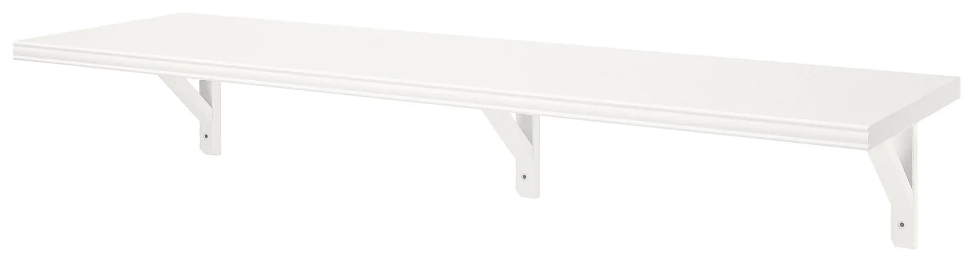 Raft Ikea Bergshult/Sandshult 120x30 (Alb/Plop Vopsit Alb)