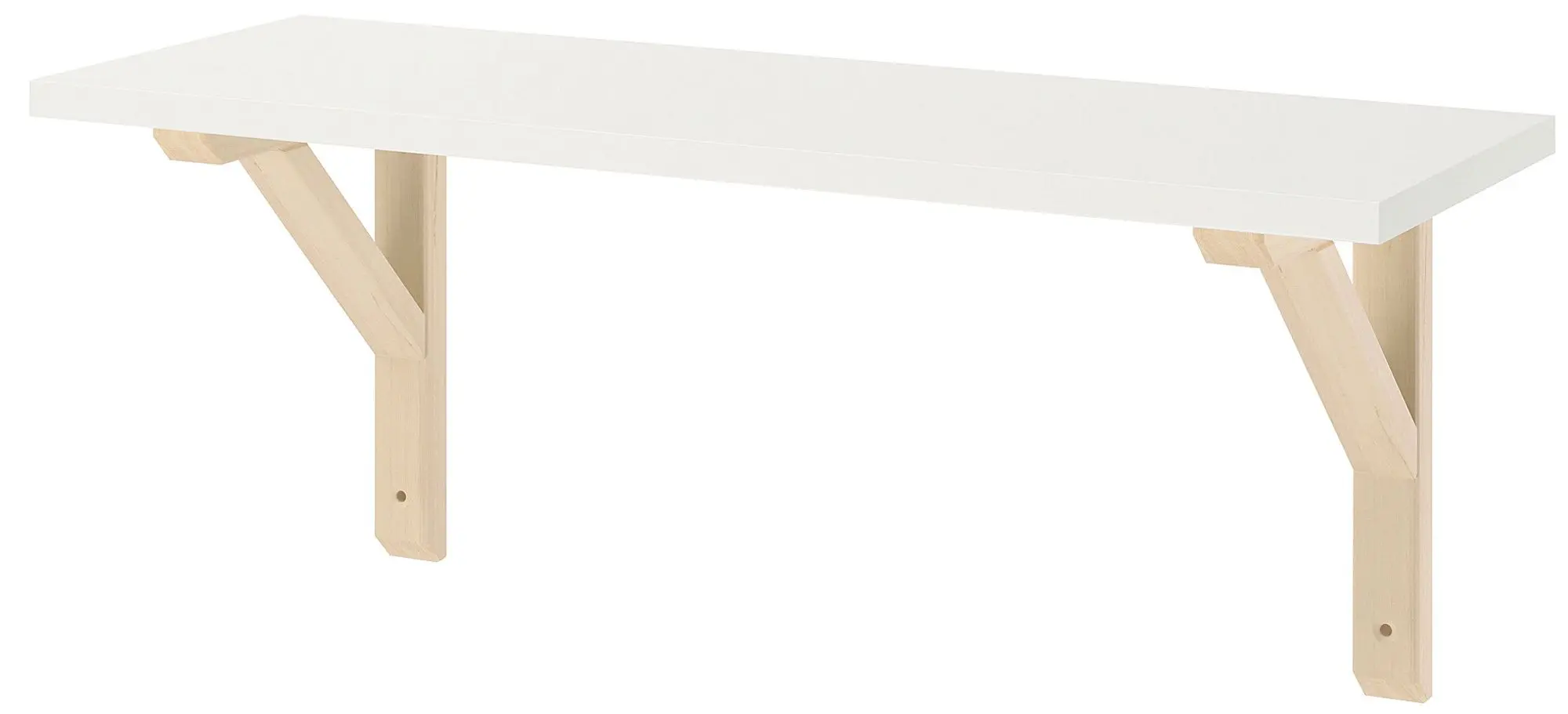 Polita Ikea Bergshult/Sandshult 59x20 (Alb/Plop)