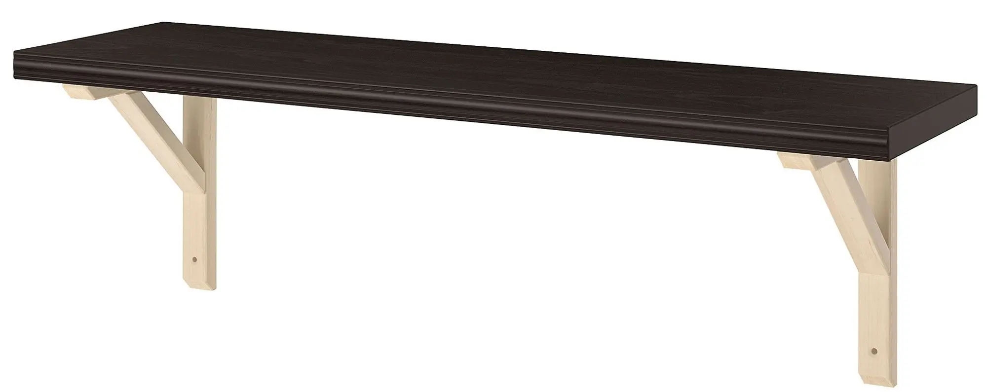 Polita Ikea Bergshult/Sandshult 80x20 (Negru-maro/Plop)