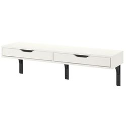 Raft Ikea Ekby Alex/Ramshult 119x29 (Alb/Negru)