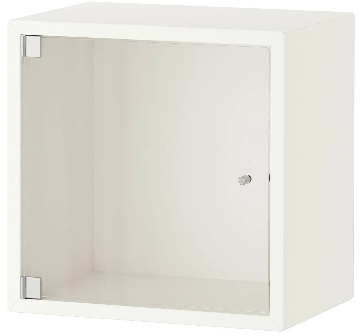 Raft Ikea Eket cu usa de sticla 35x25x35 (Alb)