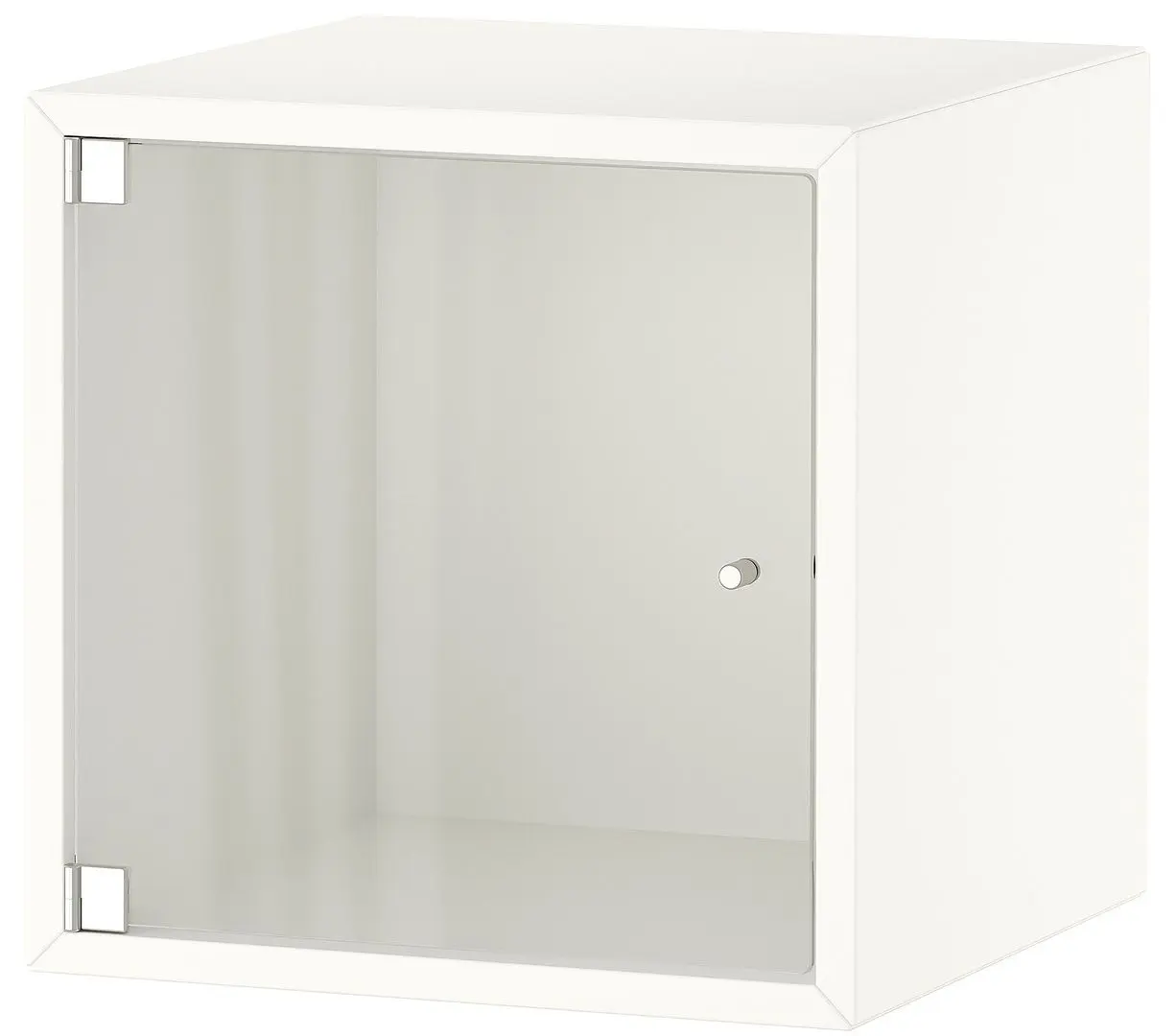 Raft Ikea Eket cu usa de sticla 35x35x35 (Alb)