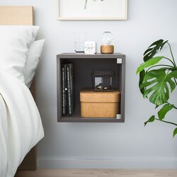 Raft Ikea Eket cu usa de sticla 35x35x35 (Gri-inchis) Thumb