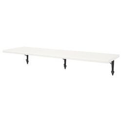 Polita Ikea Tranhult/Krokshult 120x30 (Plop/Vopsit Alb)