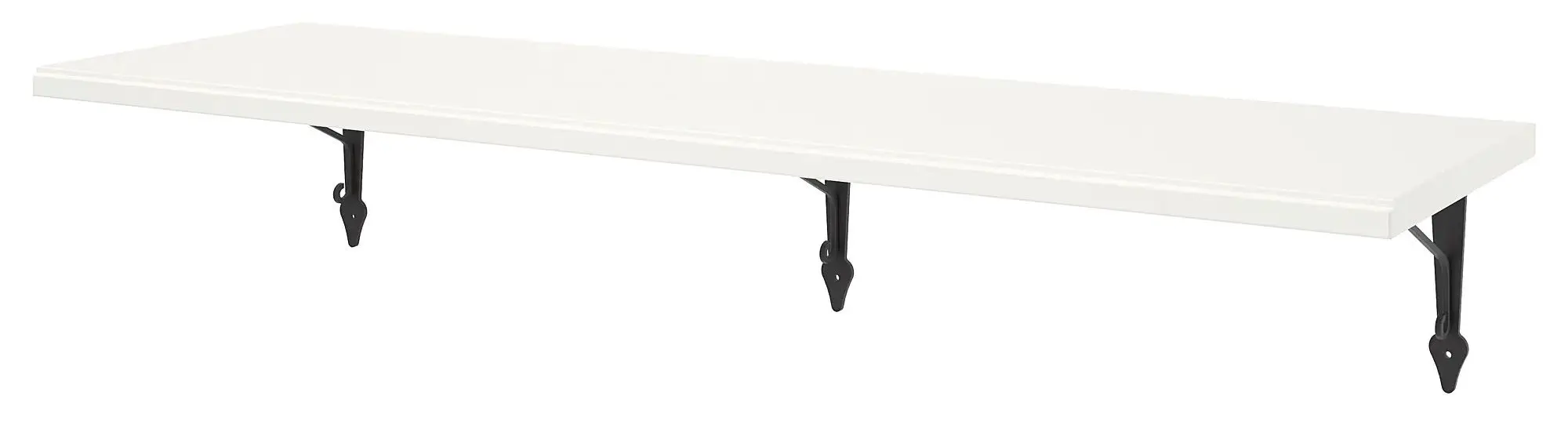 Polita Ikea Tranhult/Krokshult 120x30 (Plop/Vopsit Alb)