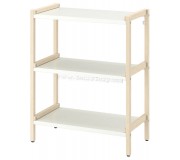 Стеллаж Ikea Ekenbben 70x34x86 (Тополь/Белый)