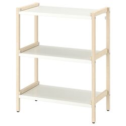 Etajera Ikea Ekenbben 70x34x86 (Plop/Alb)