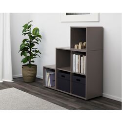 Etajera Ikea Eket cu picioare 105x35x107 (Gri-inchis) Thumb