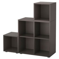 Стеллаж Ikea Eket с ножками 105x35x107 (Темно-серый)