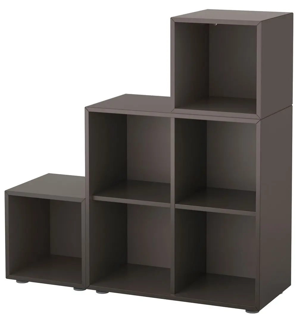 Etajera Ikea Eket cu picioare 105x35x107 (Gri-inchis)