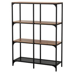 Etajera Ikea Fjallbo 100x136 (Negru)