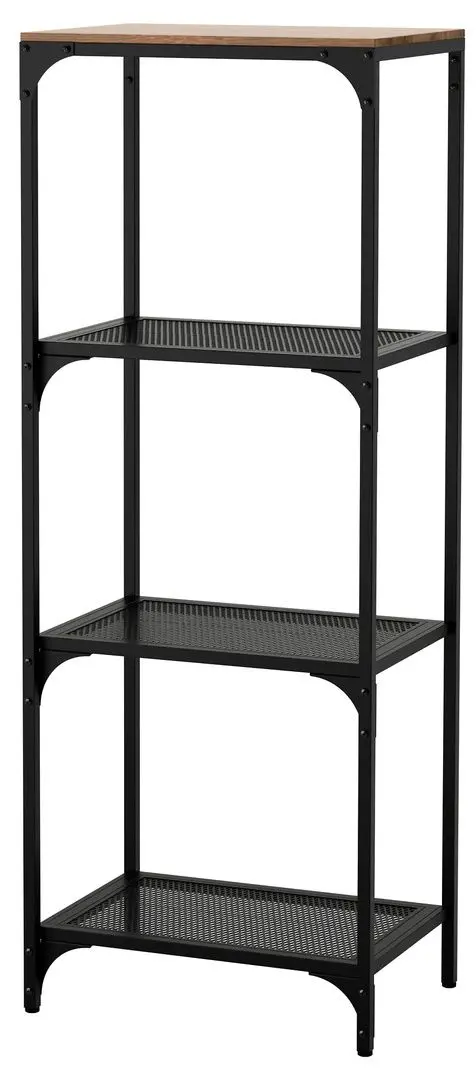 Etajera Ikea Fjallbo 51x136 (Negru)