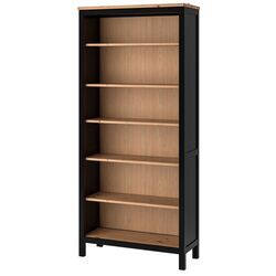 Etajera Ikea Hemnes 90x197 (Negru-maro/Maro Deschis)