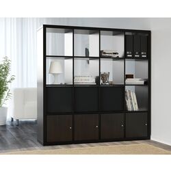 Etajera Ikea Kallax 147x147 (Negru-maro) Thumb