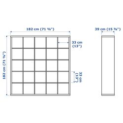 Etajera Ikea Kallax 182x182 (Alb) Thumb