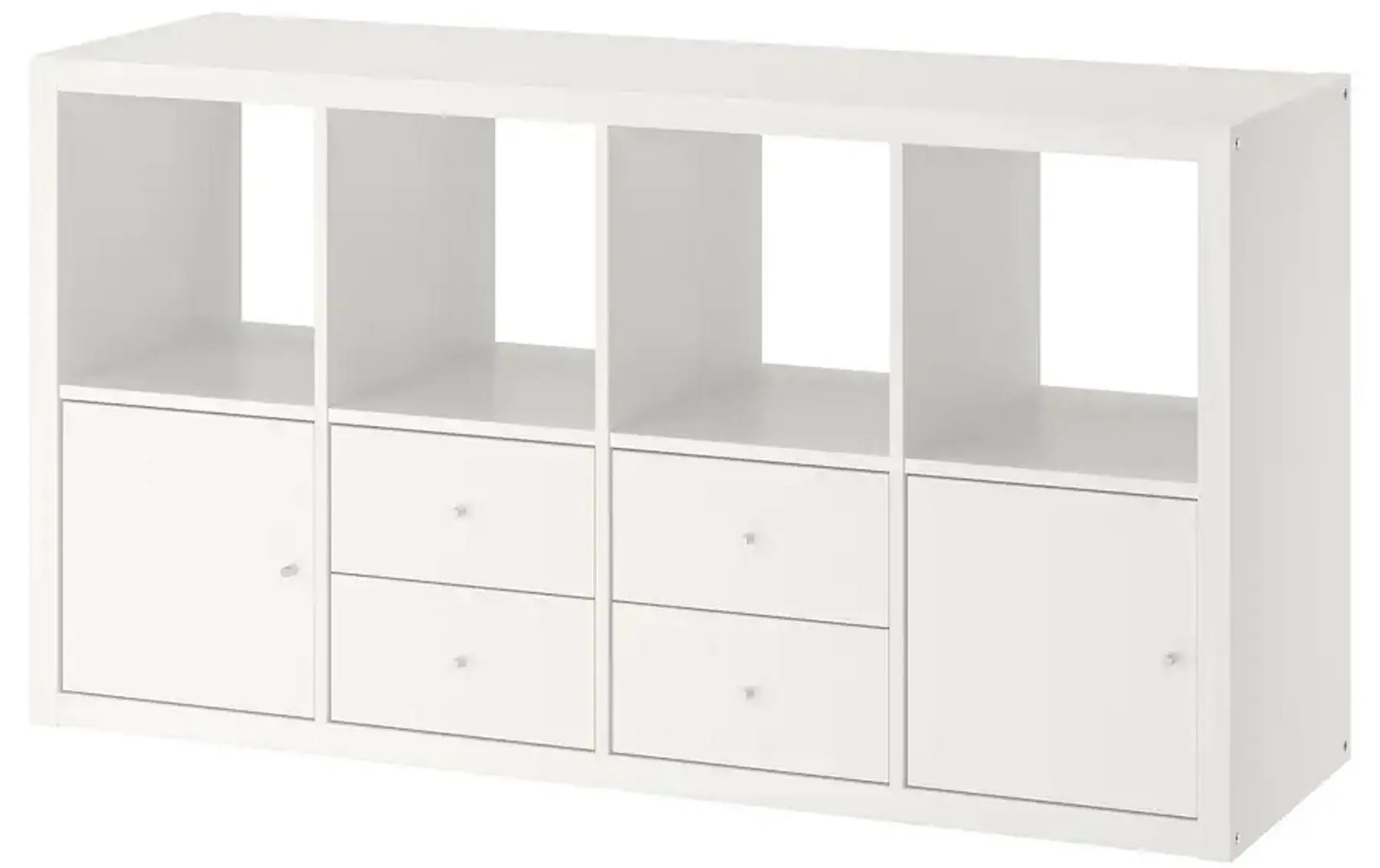 Etajera Ikea Kallax 4 organizatoare 147x112 (Alb)