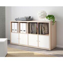 Etajera Ikea Kallax 77x147 (Aspect Stejar Antichizat) Thumb