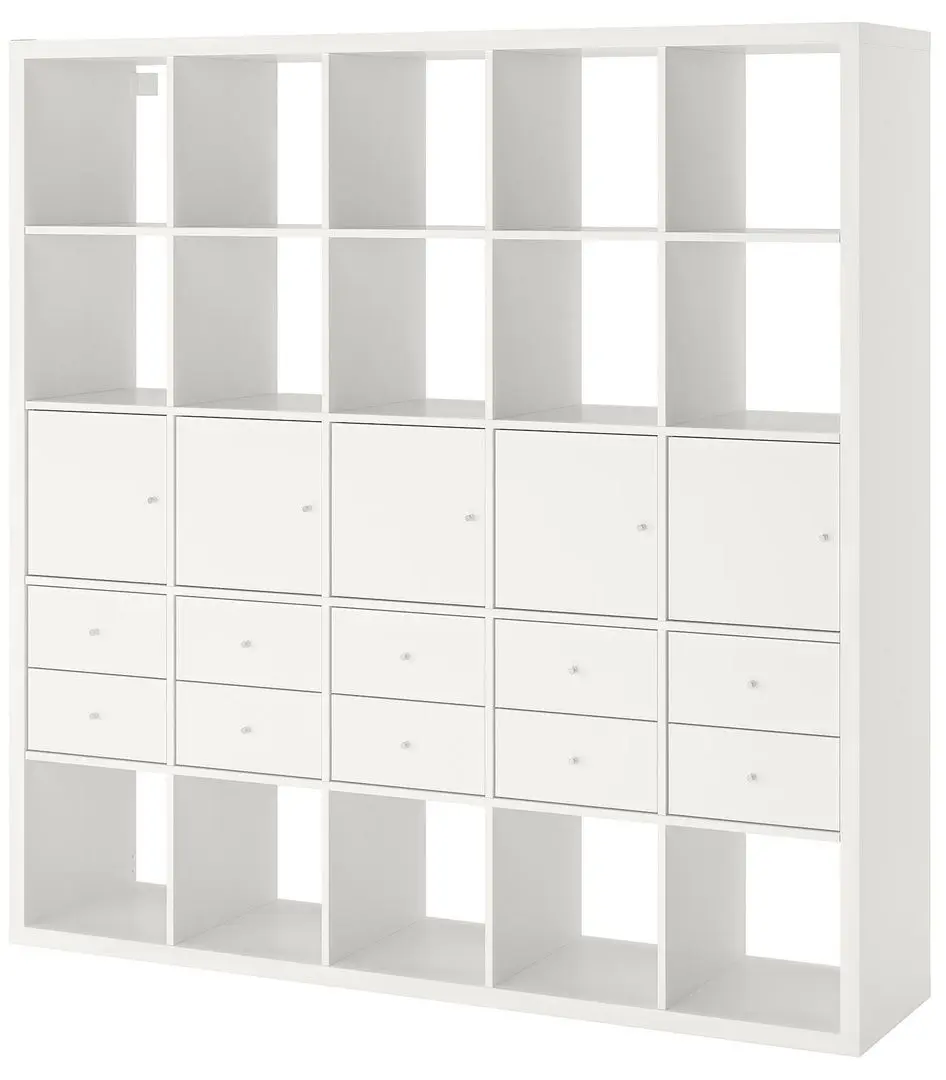 Etajera Ikea Kallax 10 organizatoare 182x182 (Alb)