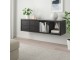 Etajera Ikea Kallax 2 organizatoare 42x147 (Negru-maro)