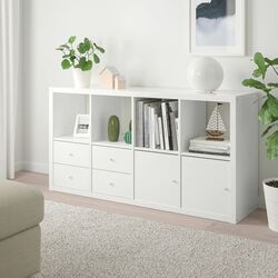 Etajera Ikea Kallax cu 4 poliţe 77x147 (Lucios/Alb) Thumb
