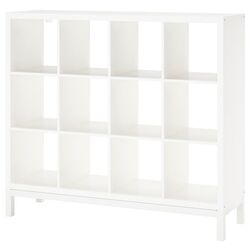 Etajera Ikea Kallax cu cadru 147x129 (Alb/Alb)