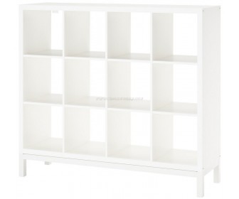 Стеллаж Ikea Kallax с рамой 147x129 (Белый/Белый)