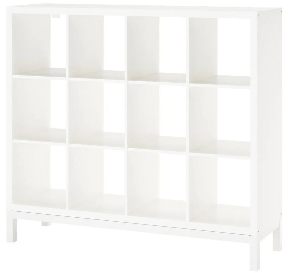 Etajera Ikea Kallax cu cadru 147x129 (Alb/Alb)