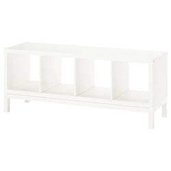 Etajera Ikea Kallax cu cadru 147x59 (Alb/Alb)