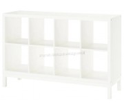 Etajera Ikea Kallax cu cadru 147x94 (Alb/Alb)