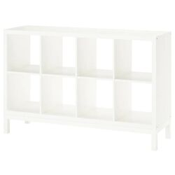 Etajera Ikea Kallax cu cadru 147x94 (Alb/Alb)