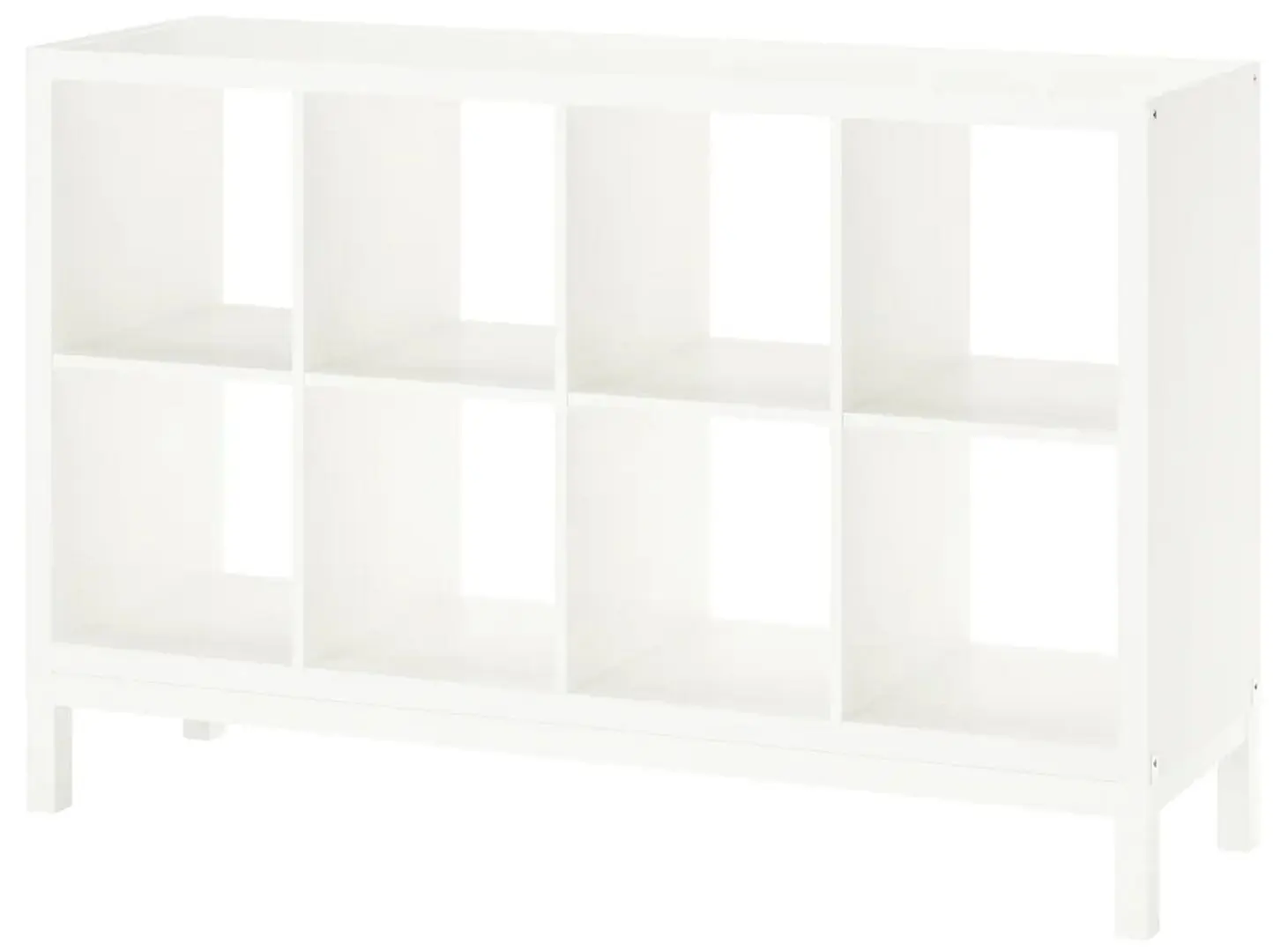 Etajera Ikea Kallax cu cadru 147x94 (Alb/Alb)