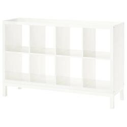 Etajera Ikea Kallax cu cadru 147x94 (Lucios Alb/Alb)