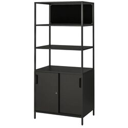 Etajera Ikea Trotten cu usi glisante 80x180 (Antracit) Thumb
