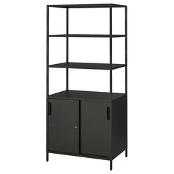 Etajera Ikea Trotten cu usi glisante 80x180 (Antracit)