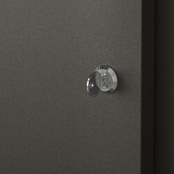 Etajera Ikea Trotten cu usi glisante 80x180 (Antracit) Thumb