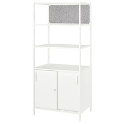Etajera Ikea Trotten cu usi glisante 80x180 (Alb) Thumb