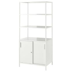 Etajera Ikea Trotten cu usi glisante 80x180 (Alb)