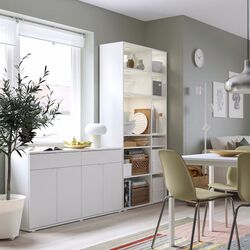 Etajera Ikea Vihals 235x37x200 (Alb) Thumb