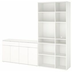 Etajera Ikea Vihals 235x37x200 (Alb)