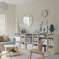 Etajera Ikea Vihals 286x37x90 (Alb) Thumb