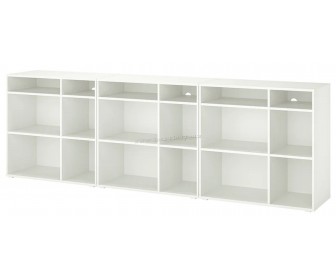 Стеллаж Ikea Vihals 286x37x90 (Белый)