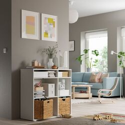 Etajera Ikea Vihals 4 polite 95x37x90 (Alb) Thumb