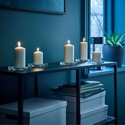 Etajera Ikea Vittsjo 100x93 (Negru-maro/Sticla) Thumb