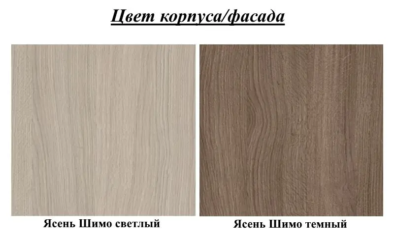 Полка угловая КМК 0741.1 Атланта (Ясень Шимо Светлый/Ясень Шимо Темный) - 2