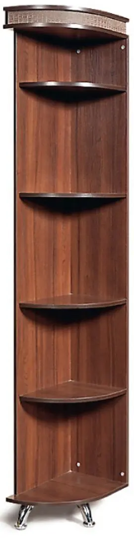 Etajera de colt КМК 0364.5 Orfey 11 Chocolate Nut (Stinga)