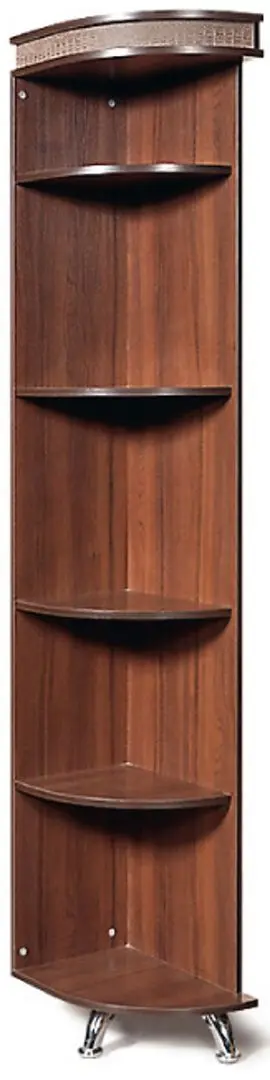 Etajera de colt КМК 0364.6 Orfey 11 Chocolate Nut (Dreapta)