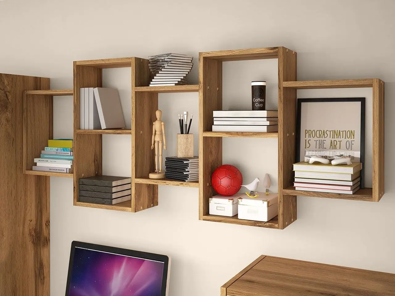 Полка Mirjan24 Cygni 001/Trio 001 (Wotan Oak)