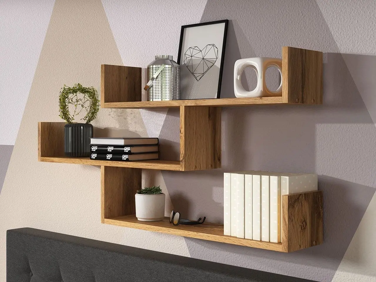 Полка Mirjan24 Cygni 003/Trio 003 (Wotan Oak)