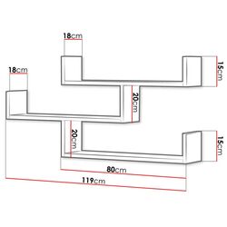 Полка Mirjan24 Cygni 003/Trio 003 (Wotan Oak) Thumb