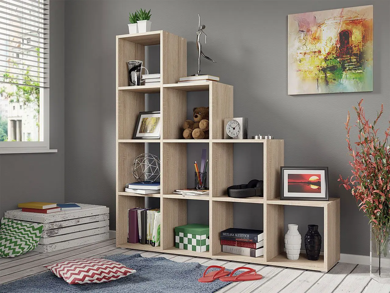Etajera Mirjan24 Cygni/Trio 013 (Sonoma Oak)